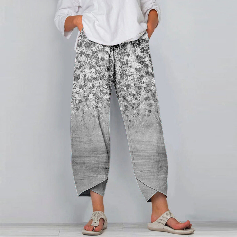 Pinterest-Inspired Floral Casual Pants by Greta 