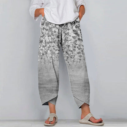 Pinterest-Inspired Floral Casual Pants by Greta 