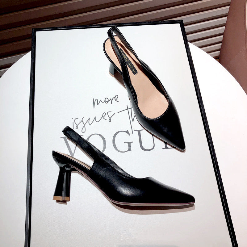 Chic Retro Pointed Heels by Greta 