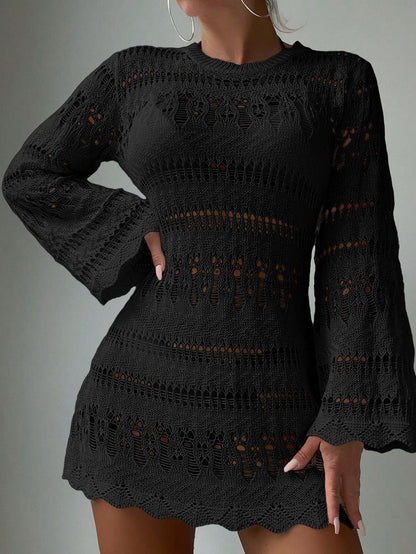 Chic Crochet Greta  Beach Bikini Cover Up