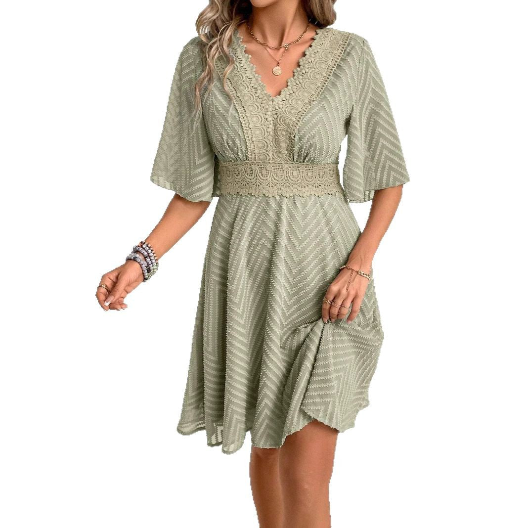 Lace Bell Sleeve Dress Greta  Summer Style