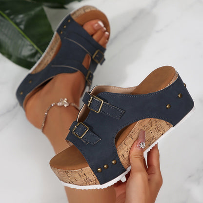 Chic Platform Sandals by Greta 