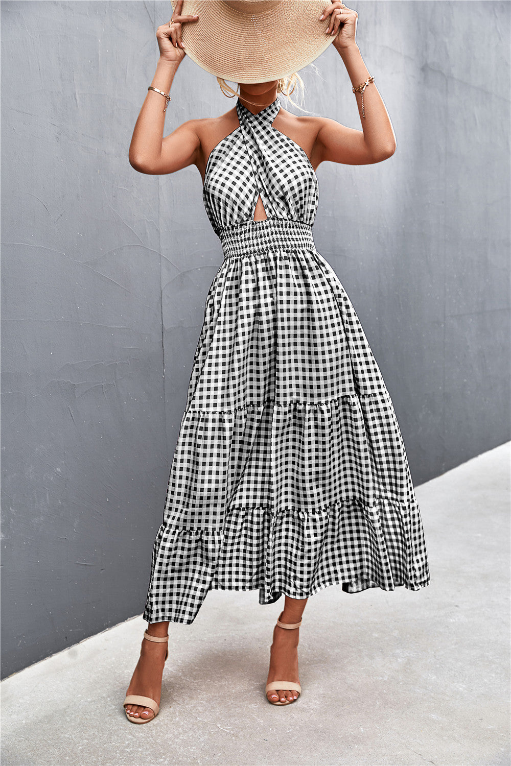 Chic Halter Backless Dress by Greta 
