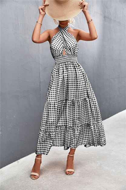 Chic Halter Backless Dress by Greta 