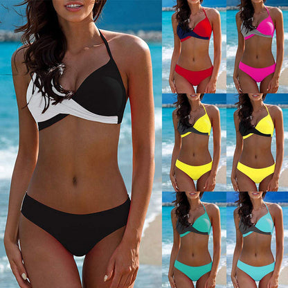 Chic Colorblock Greta  Bikini Set