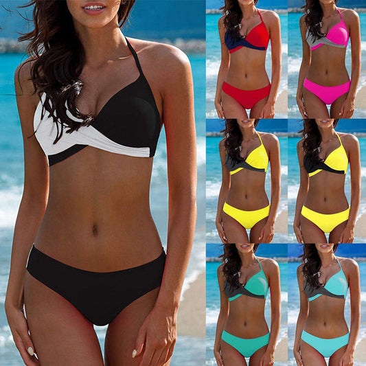 Chic Colorblock Greta  Bikini Set