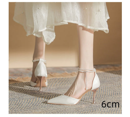 Elegant Greta  Stiletto Buckle Sandals