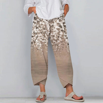Pinterest-Inspired Floral Casual Pants by Greta 