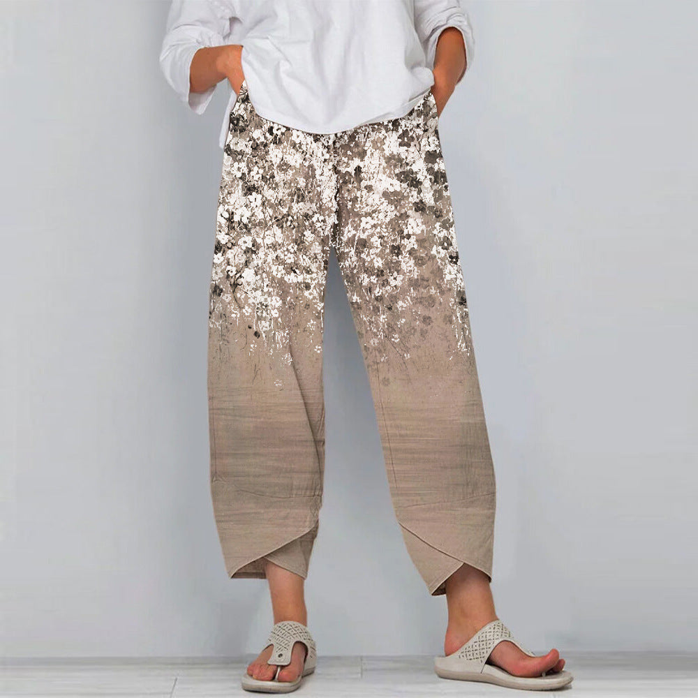 Pinterest-Inspired Floral Casual Pants by Greta 