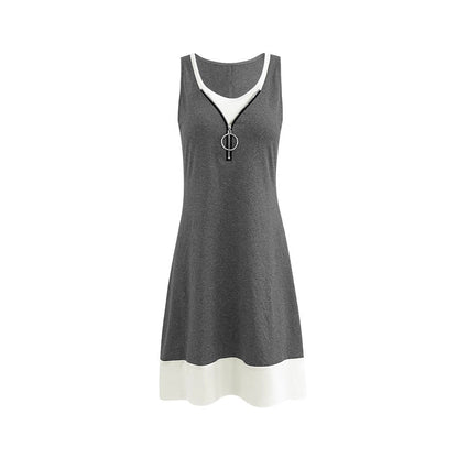 Elegant Sleeveless Vest Dress by Greta 