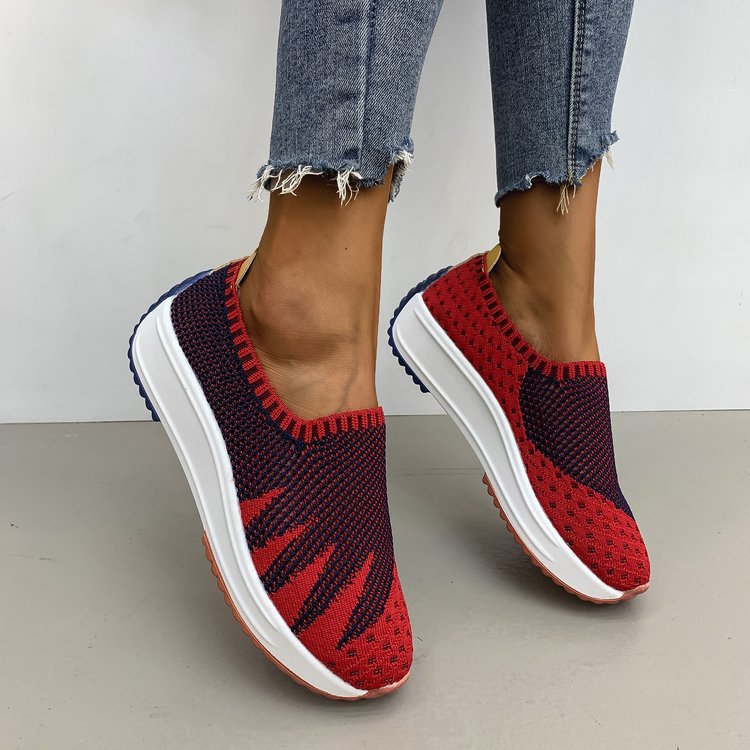 Pinterest-Inspired Greta  Wedge Sneakers