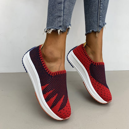 Pinterest-Inspired Greta  Wedge Sneakers