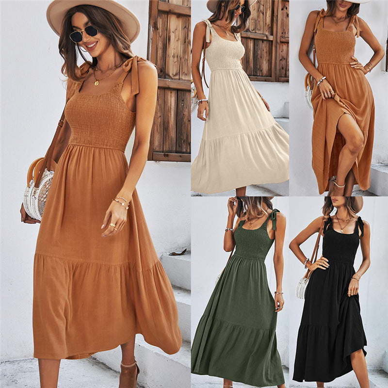 Chic Summer A-Line Dress by Greta 