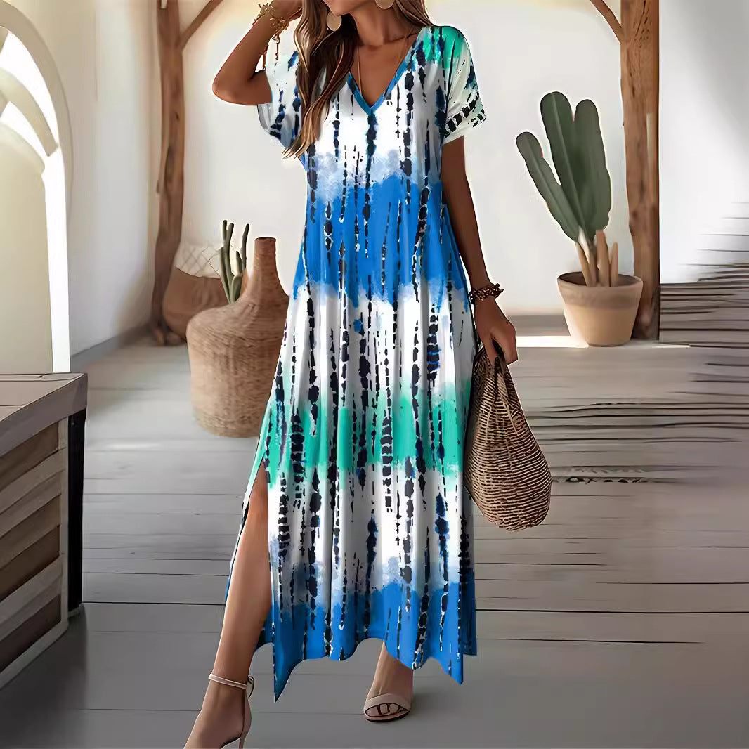 Chic Tie-Dye Maxi Dress Greta 