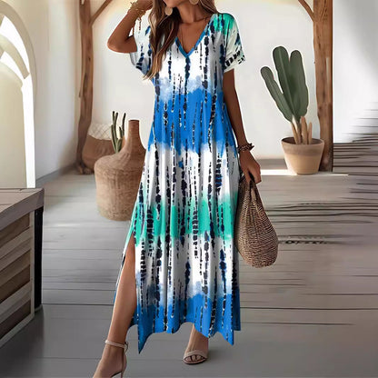 Chic Tie-Dye Maxi Dress Greta 