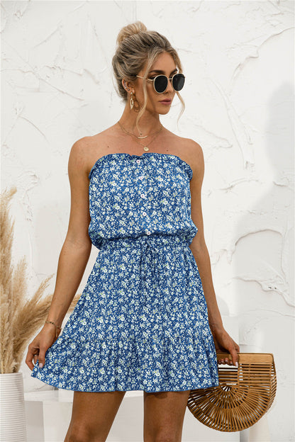 Floral Tube Top Dress by Greta 
