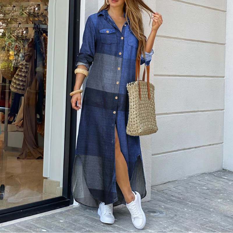 Vibrant Print Greta  Shirt Dress