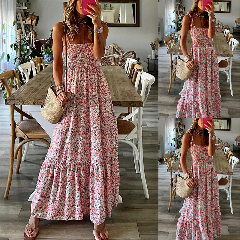 Floral Chiffon Swing Dress Greta 