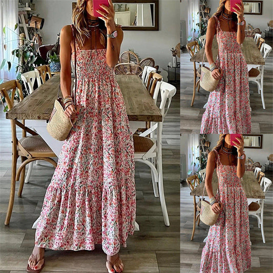 Floral Chiffon Swing Dress Greta 