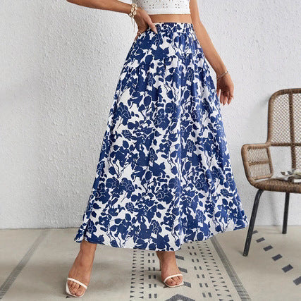 Chic Floral Pleated Skirt by Greta 