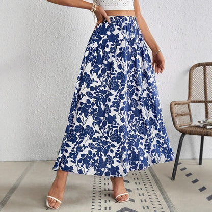 Chic Floral Pleated Skirt by Greta 