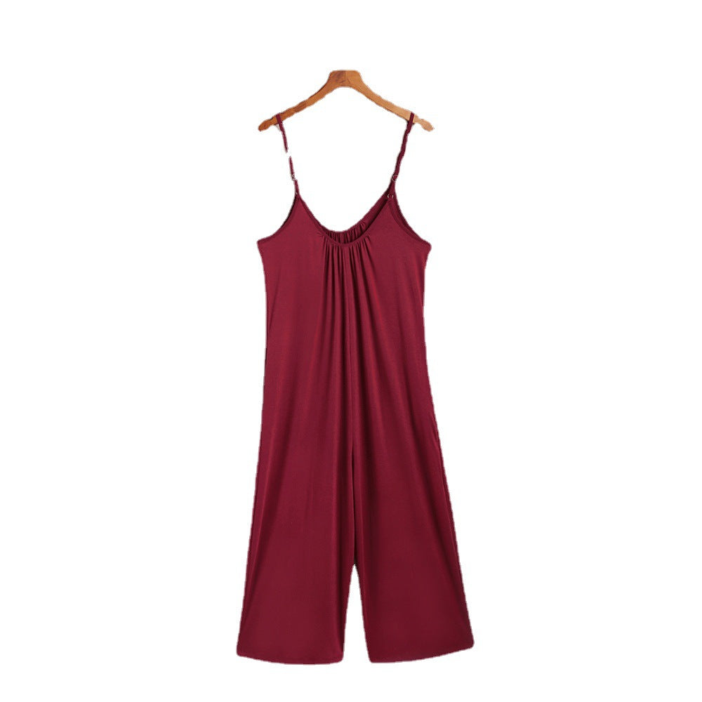 Relaxed Fit Greta  Suspender Jumpsuit