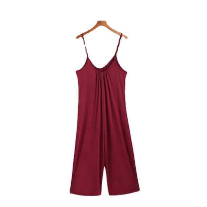 Relaxed Fit Greta  Suspender Jumpsuit