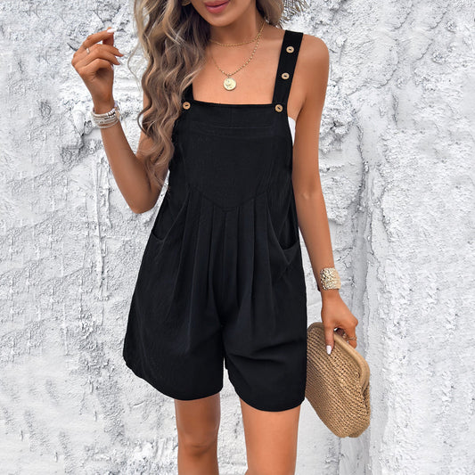 Pinterest-Inspired Greta  Short Jumpsuit