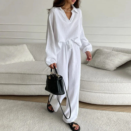 Chic Greta  Loose Fit Long Sleeve Set