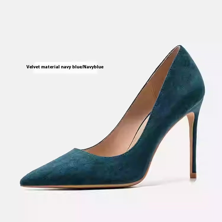Elegant Greta  Leather Stiletto Heels