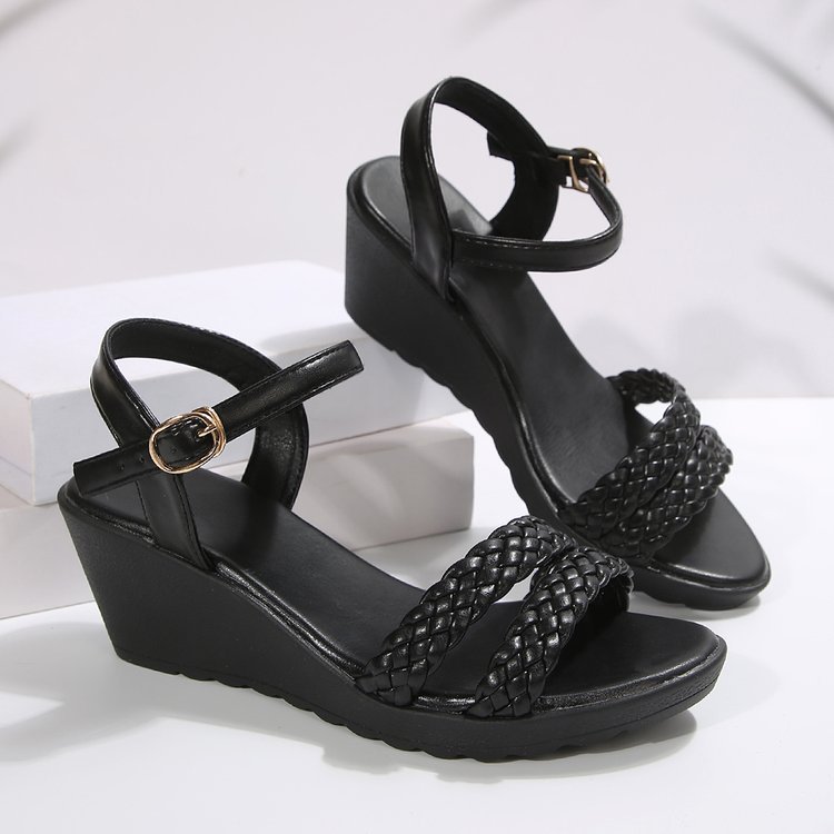 Chic Wedge Sandals by Greta 
