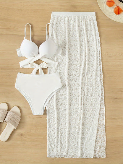 Elegant Greta  Gathered Bikini Set