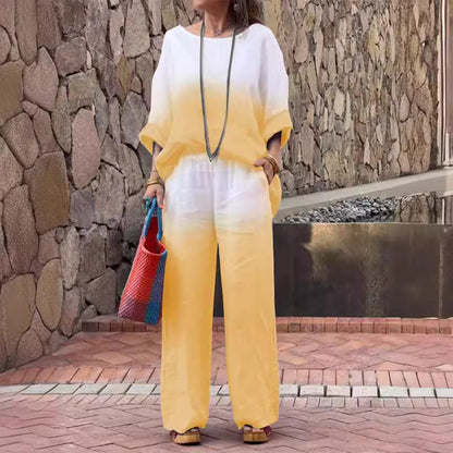 Gradient Linen Two-Piece Set by Greta 