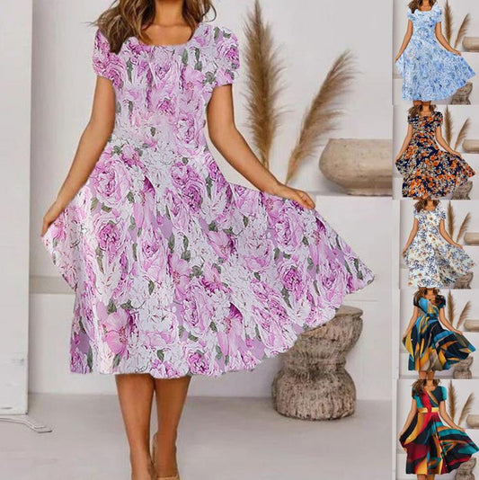 Floral Print Greta  Summer Everyday Dress