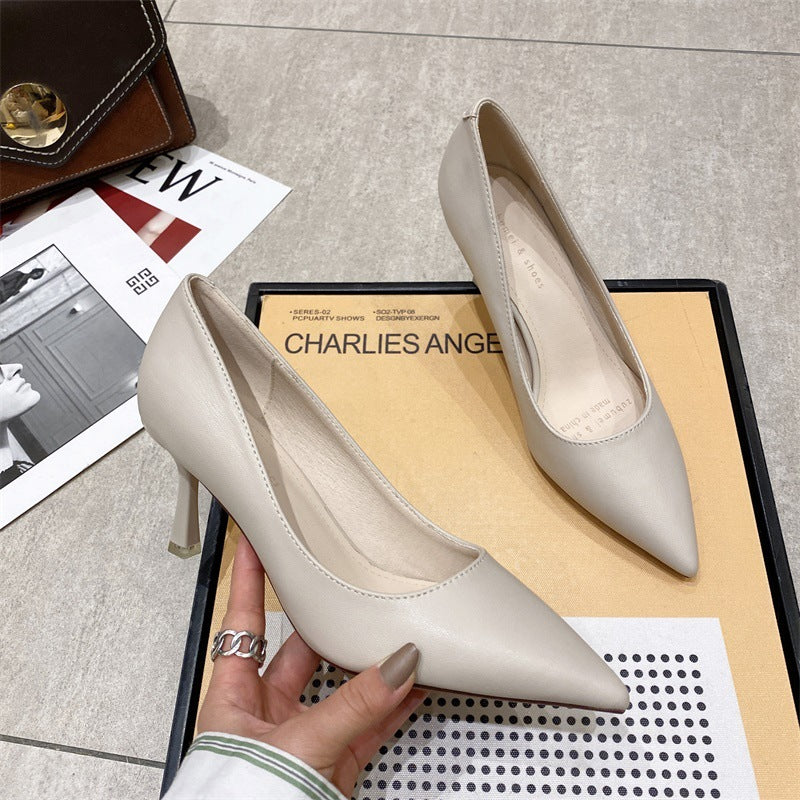 Chic Pointed Toe Heels by Greta 