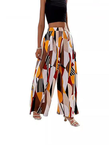 Vibrant Printed Greta  Bootcut Pants