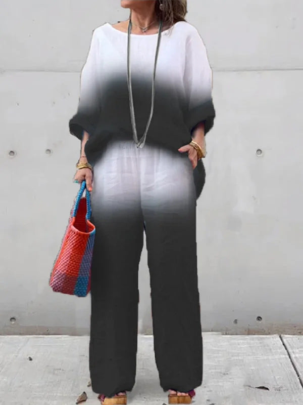 Gradient Linen Two-Piece Set by Greta 