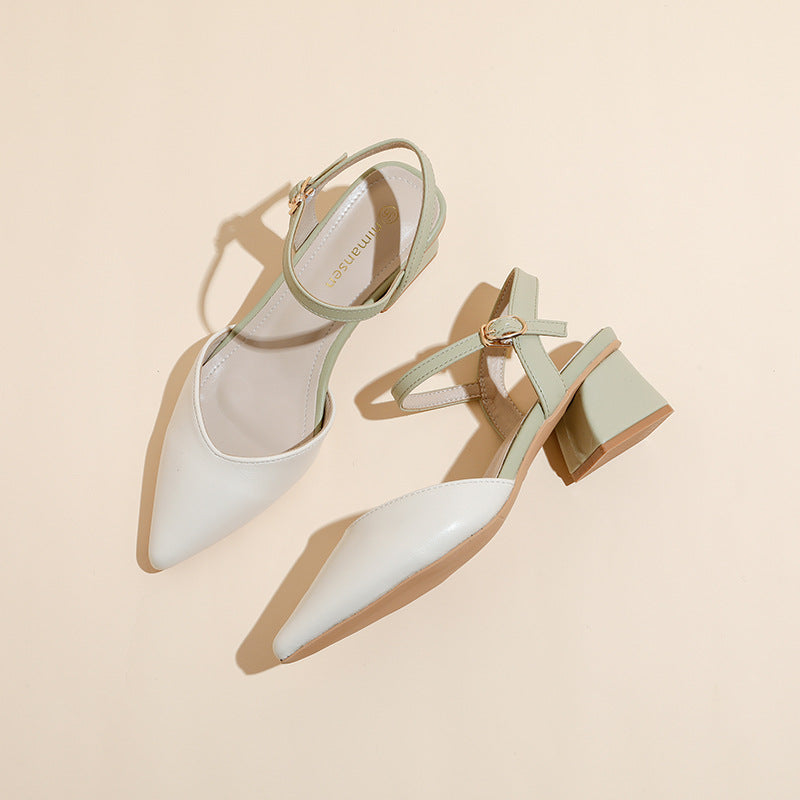 Chic Block Heel Pumps by Greta 