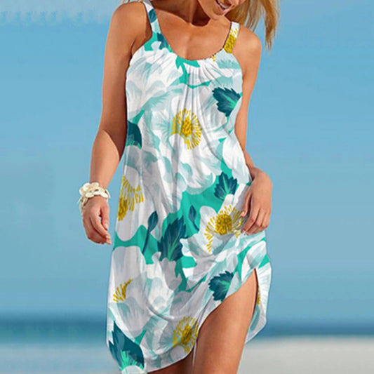 Floral A-Line Sundress Greta  Summer Dress