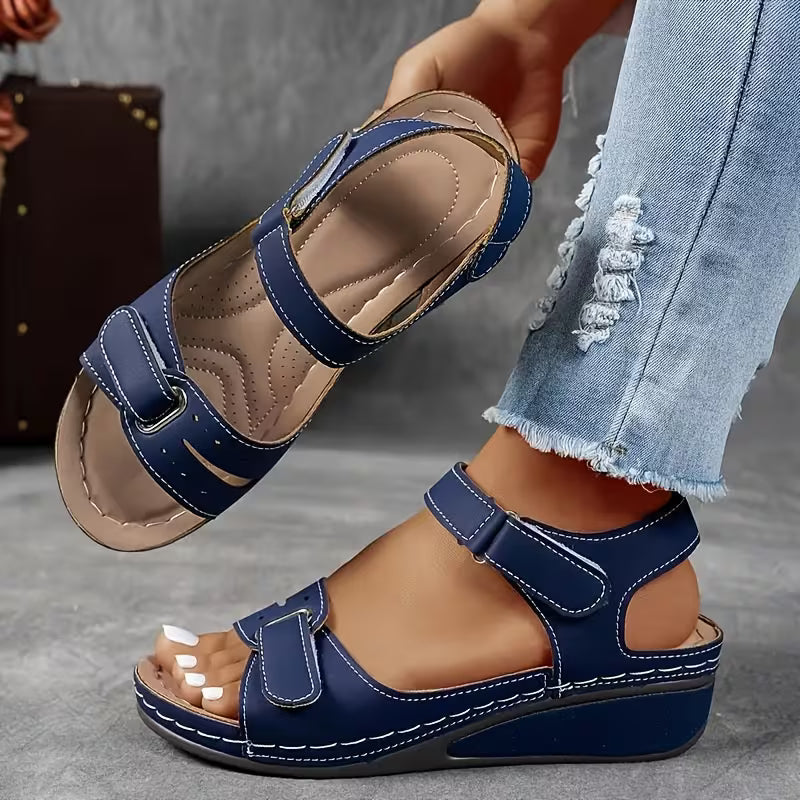 Comfort Wedge Greta  Perfect-Fit Strap Sandals
