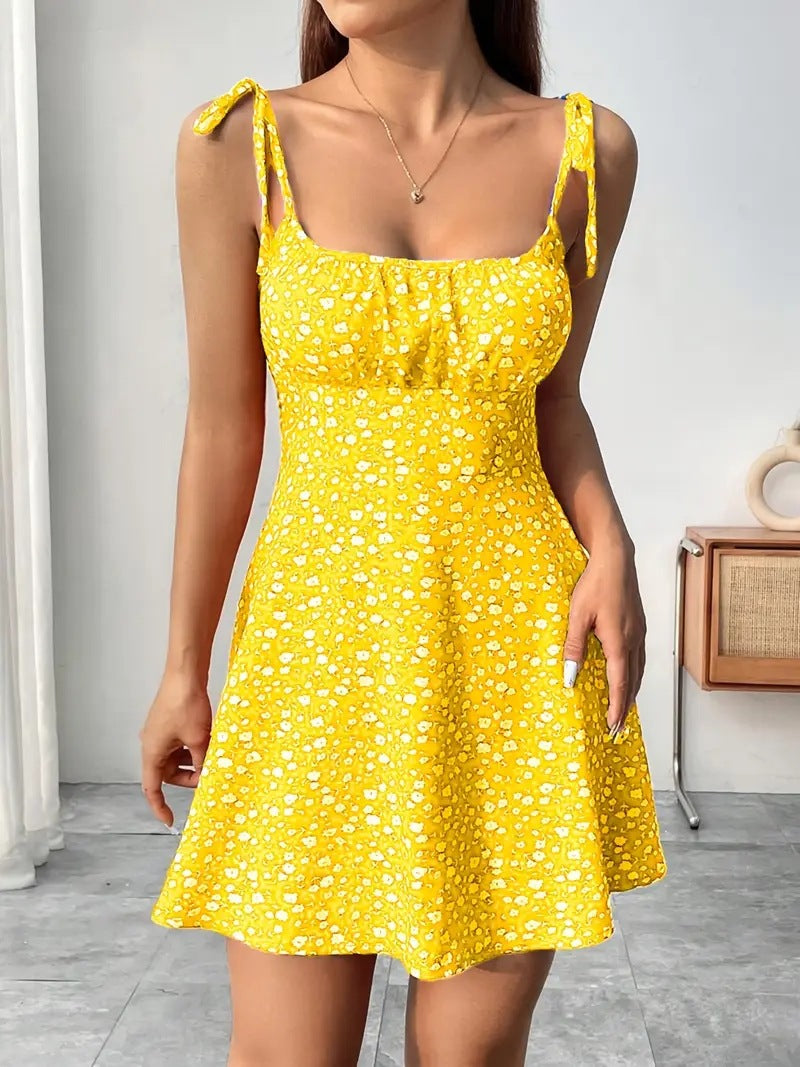 Chic Floral Strap Dress by Greta 