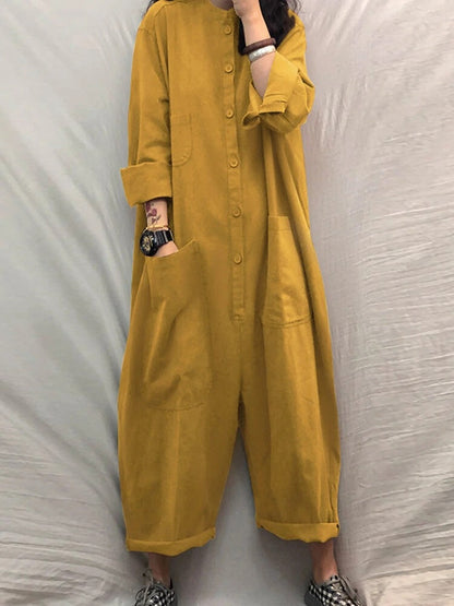 Relaxed Multi Pocket Jumpsuit by Greta 