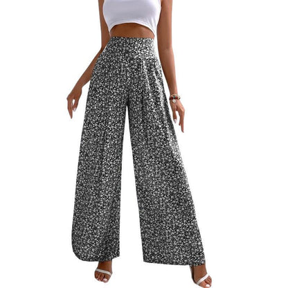 Floral Wide Leg Greta  Casual Pants