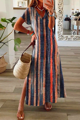 Elegant 3D Print Midi Dress by Greta 
