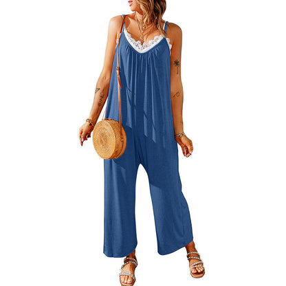 Relaxed Fit Greta  Suspender Jumpsuit