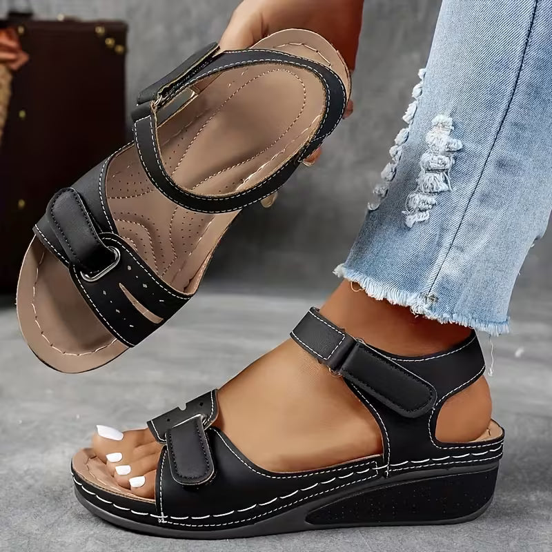 Comfort Wedge Greta  Perfect-Fit Strap Sandals