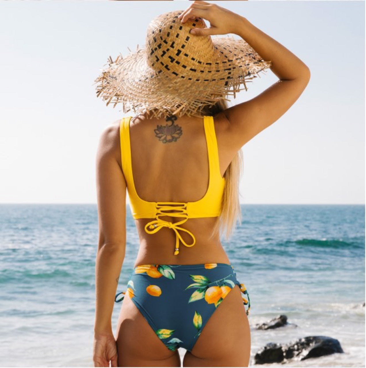 Vibrant Yellow Greta  Pinterest-Inspired Bikini