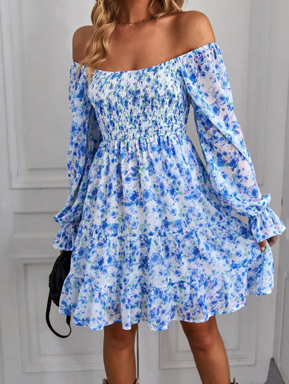 Boho Floral Print Dress Greta 
