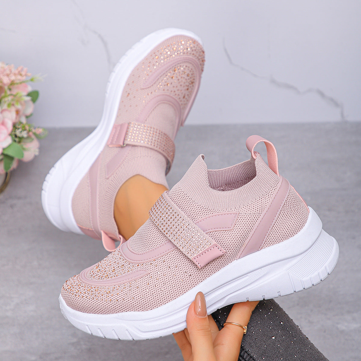 Trendy Greta  Wedge Sneakers for Women