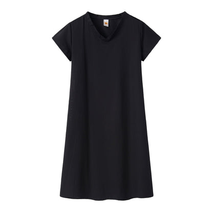 Vibrant V-Neck Everyday Dress by Greta 